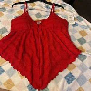 Women’s new red tank top